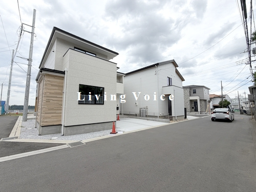 【仲介手数料０円】厚木市三田2期　新築一戸建て　2号棟　全3棟の外観|全体　厚木市三田2期　新築一戸建て　全3棟