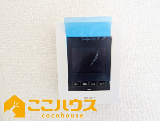 うるま市前原　新築戸建て　全10棟　1号棟のセキュリティ|録画機能付きTVインターホン