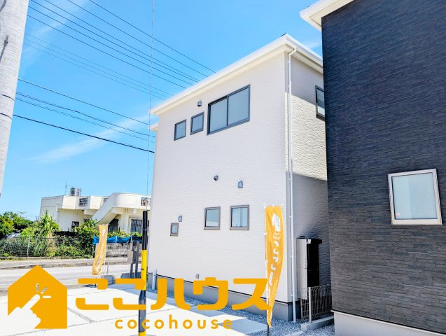 うるま市前原　新築戸建て　全10棟　1号棟の外観|綺麗な外観(^^)♡