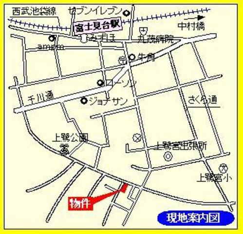 エクセラン　マンションの地図|★現地ご案内図です★