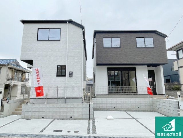 13日(土)14日(日)現地見学可能！神戸市北区鈴蘭台北町　全2邸の外観|お客様に長く安心して住んでいだだける事にこだわった家づくり！住んでからのアフターサービスにもしっかりと取り組んでいます！