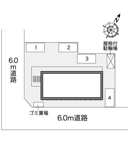 レオパレスアルキオネの区画図
