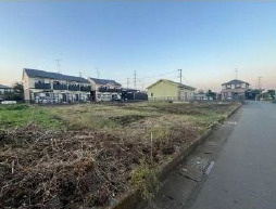 愛川町中津　売土地の前面道路含む現地写真