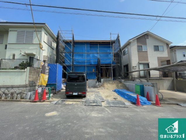 宇治市明星町　第2期　新築一戸建ての外観|周辺は落ち着いた街並みの住宅地！子育てがしやすい住環境です！まだ未完成ですが、現地でしかわからない事もございます。是非一度ご覧ください。