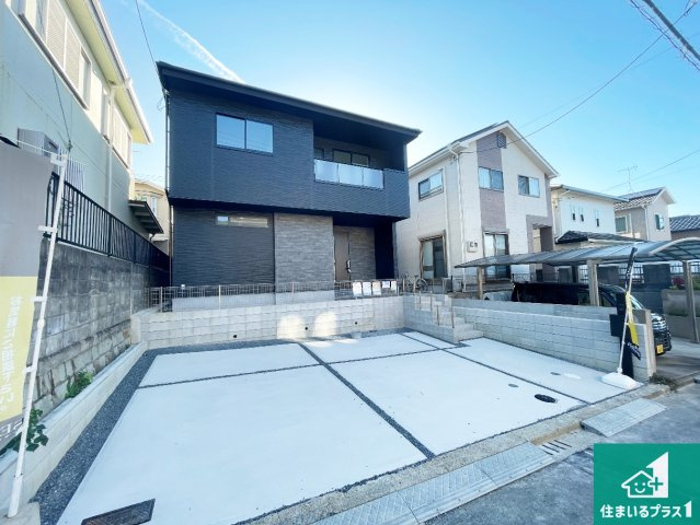宇治市明星町　第2期　新築一戸建ての外観|周辺は落ち着いた街並みの住宅地！子育てがしやすい住環境です！