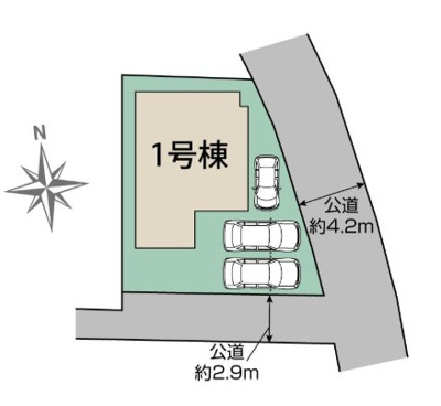 【区画図】 | blooming garden熊谷市円光2丁目　新築住宅