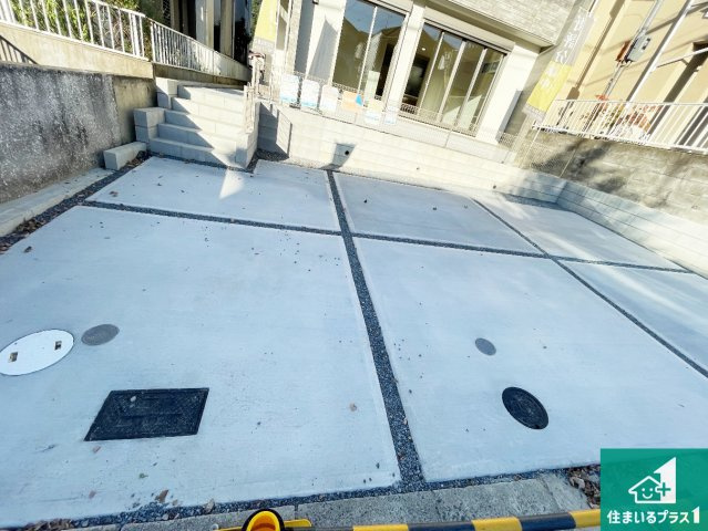 宇治市明星町　第2期　新築一戸建ての駐車場|駐車スペース！散水栓があるので、こまめに愛車を洗えます！