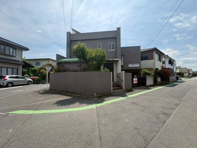 川越市かすみ野1丁目　建築条件付売地　JR川越線『笠幡駅』徒歩18分　【霞ヶ関南小学区】の前面道路含む現地写真