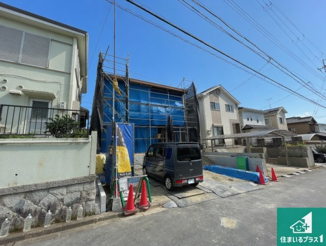 宇治市明星町　第2期　新築一戸建ての外観|周辺は落ち着いた街並みの住宅地！子育てがしやすい住環境です！まだ未完成ですが、現地でしかわからない事もございます。是非一度ご覧ください。