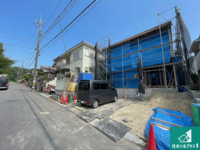 宇治市明星町　第2期　新築一戸建ての前面道路含む現地写真|周辺は落ち着いた街並みの住宅地！子育てがしやすい住環境です！まだ未完成ですが、現地でしかわからない事もございます。是非一度ご覧ください。