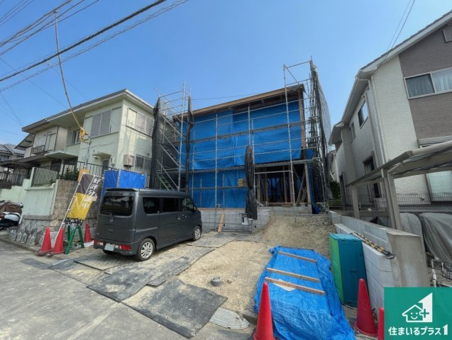 宇治市明星町　第2期　新築一戸建ての外観|周辺は落ち着いた街並みの住宅地！子育てがしやすい住環境です！まだ未完成ですが、現地でしかわからない事もございます。是非一度ご覧ください。