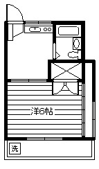 府中市小柳町３丁目のアパートの間取り