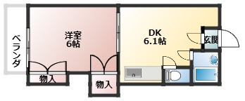 シオザキビルNO3の間取り