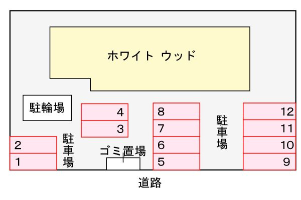 ホワイト　ウッドの区画図