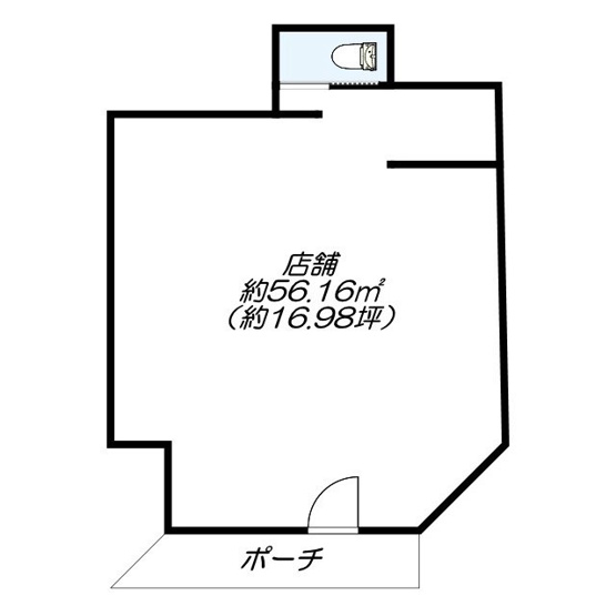 【間取り】 | 谷店舗1階路面