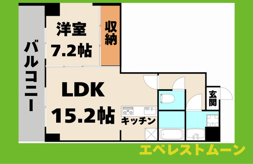 エルミタージュ新栄 の間取り