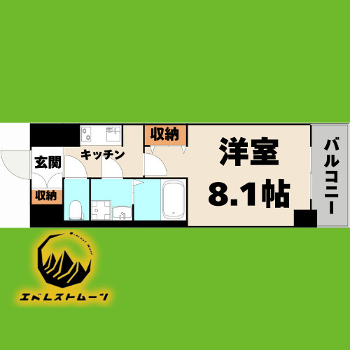 S-RESIDENCE堀田NorthⅡの間取り