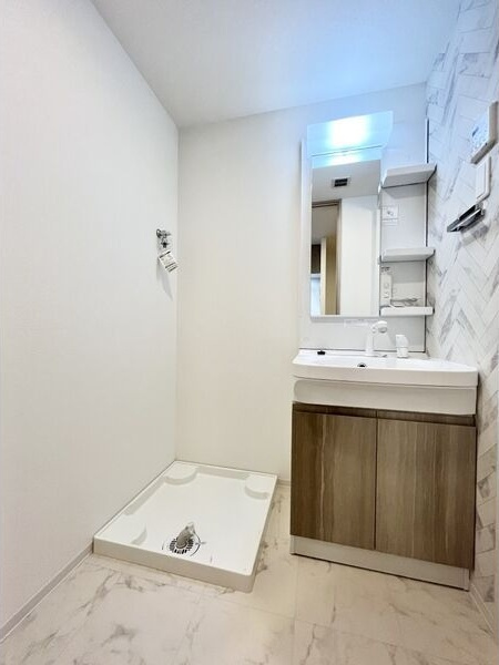 S-RESIDENCE堀田NorthⅡの独立洗面台