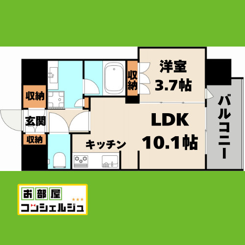 NAGOYA the TOWER(ナゴヤザタワー)の間取り