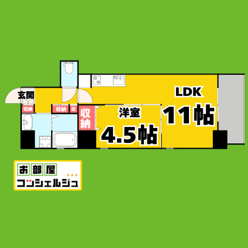 K　CLASSY　IZUMIの間取り