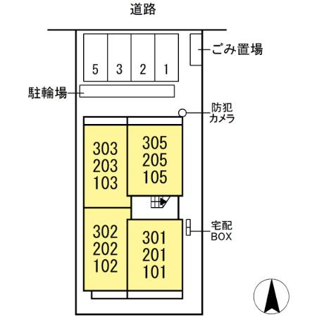 D-room寿の区画図