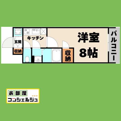 エスリード大須プレシアの間取り