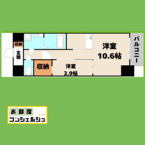 エスリード今池ルミナスの間取り
