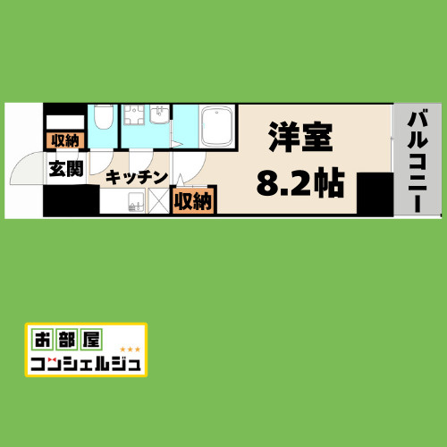 エスリード金山プルミエの間取り