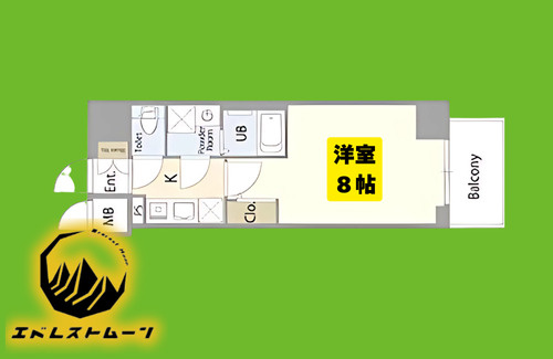 エスリード栄 THE PARKの間取り