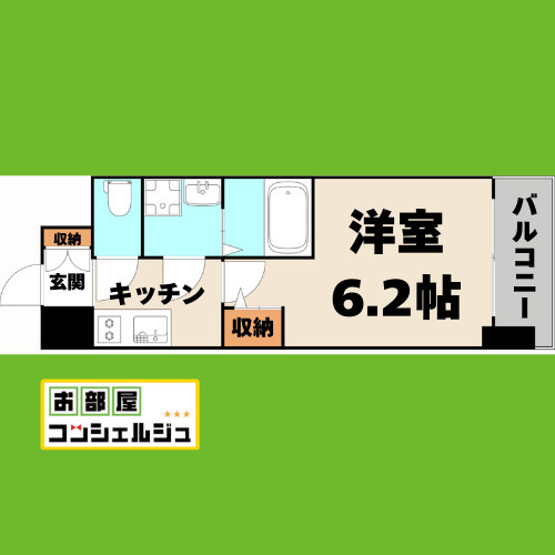 エスリード上前津LIVIAの間取り