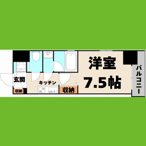 ブランシエスタ東別院の間取り