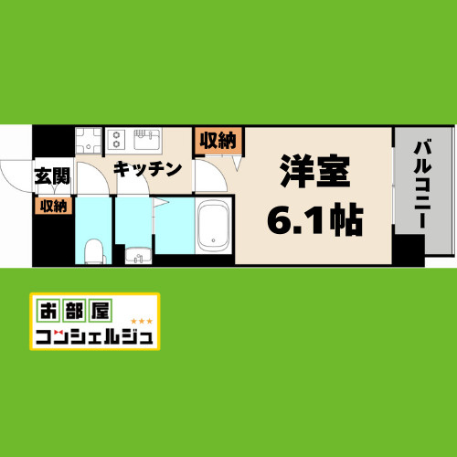 ディアレイシャス金山の間取り
