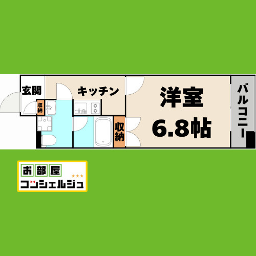 セントレイクセレブ代官町の間取り