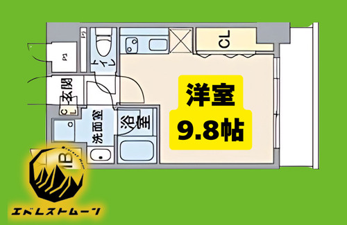 スカイコート松原の間取り