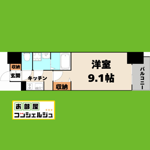 ファステート葵桜通リブレの間取り