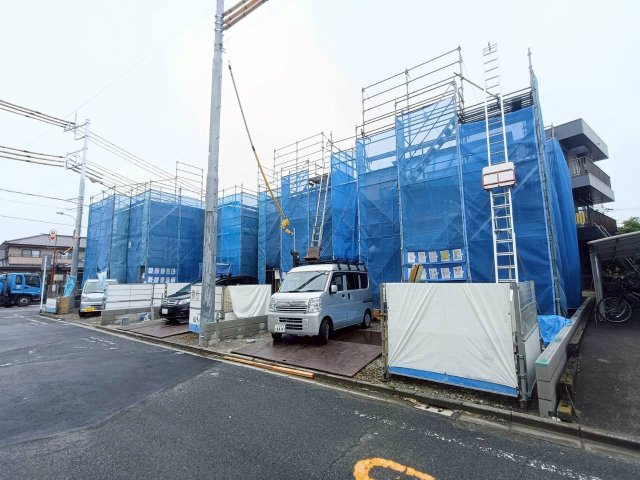 八潮市　八潮7丁目　新築戸建　全4棟の前面道路含む現地写真|前面道路含む現地写真です
