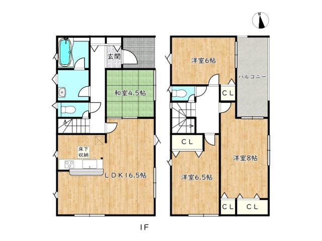 【間取り】 | 姫路市上大野第6全1棟