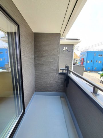 八潮市　八潮7丁目　新築戸建　全4棟のバルコニー|施工例です