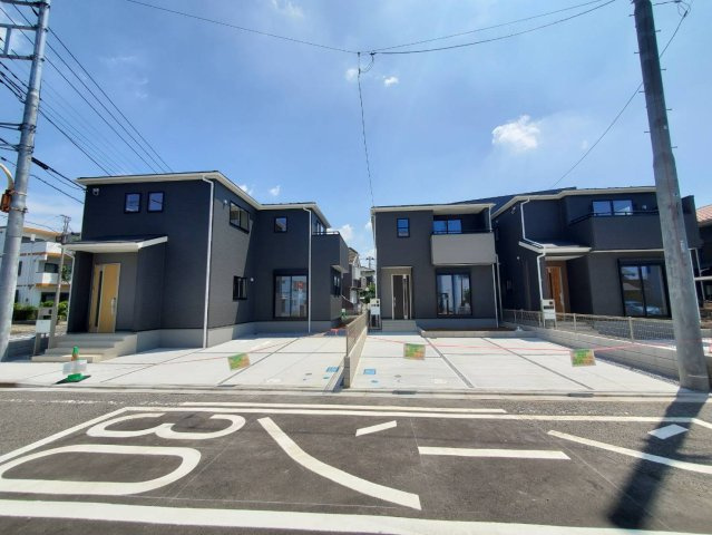 八潮市　八潮7丁目　新築戸建　全4棟の前面道路含む現地写真|前面道路含む現地写真です