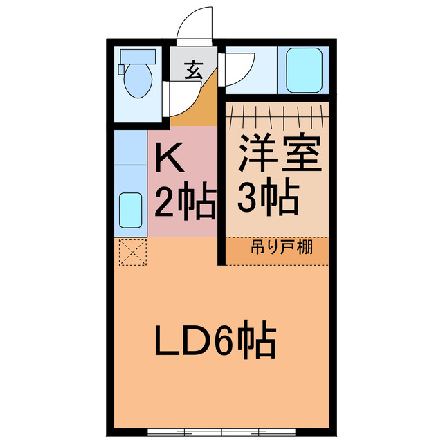 スカイパレスⅦの間取り