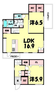 【間取り】 | 再度筋町戸建て