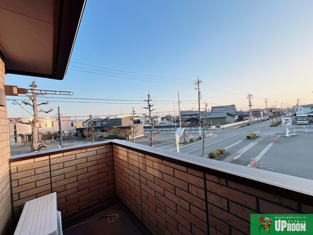 アンバーコート文津のバルコニー