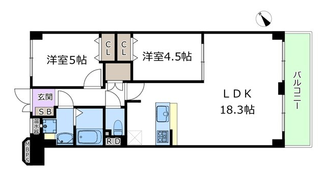 【間取り】 | 豊中北コーポラス | エイブルにて取扱い可能な住宅ローンは、全部で10種類以上！お客様にピッタリの住宅ローンを当社のFPよりご案内させて頂きます。住宅ローンのご相談だけでも、お気軽にご相談下さいませ。