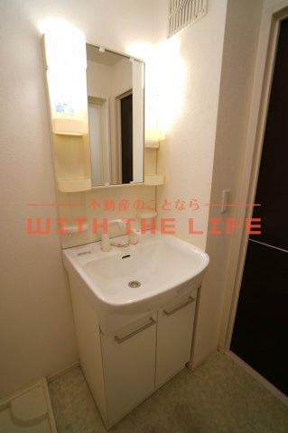 ベアーレ高屋敷【キャッシュバック対象】の独立洗面台|独立洗面台で身支度をすべて済ませてしまいましょう