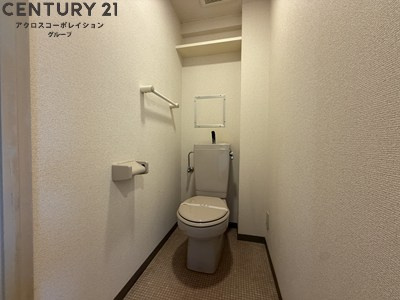 収納棚ありでおすすめのトイレです