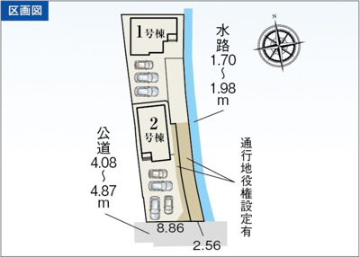 【区画図】 | 駿河区向敷地4丁目2期　新築戸建　2号棟