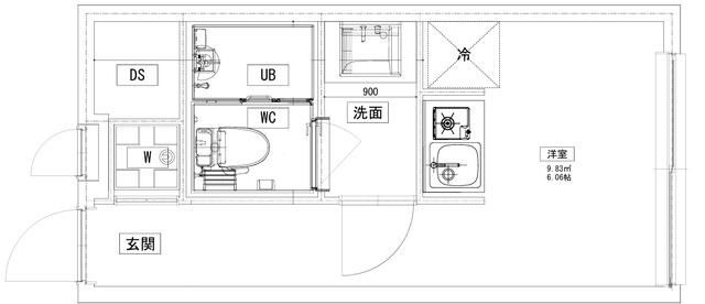ライオンズマンション愛宕山の間取り|間取りです。