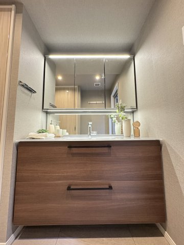シティタワー麻布十番　22Fの洗面所