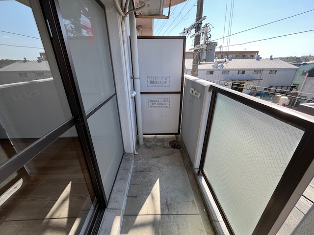 クロスロード北池田のバルコニー