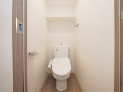 【トイレ】 | プレサンス天満橋ヴェルエラ | 落ち着いた空間のトイレです